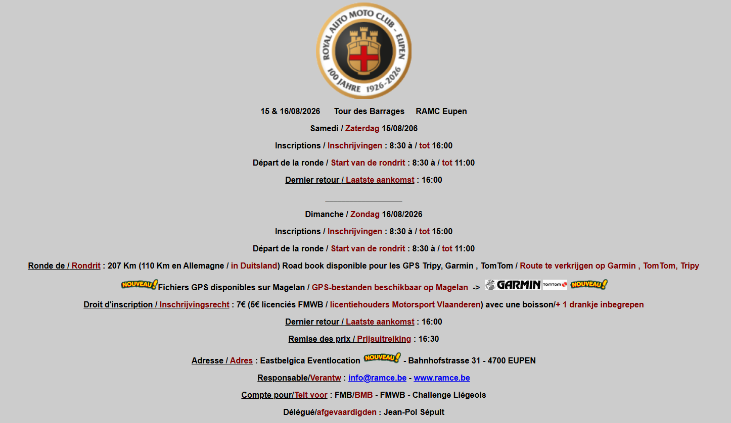 Je bekijkt nu 08:00: 34/26  RAMC EUPEN